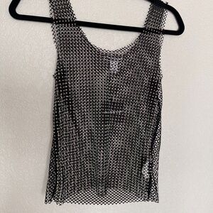 Bedazzle top. See through but super sexy.